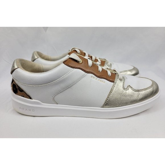 Cole Haan Shoes - Cole Haan Grand Crosscourt Leather Shoes Sneakers Womens Size 9.5 B White W21535